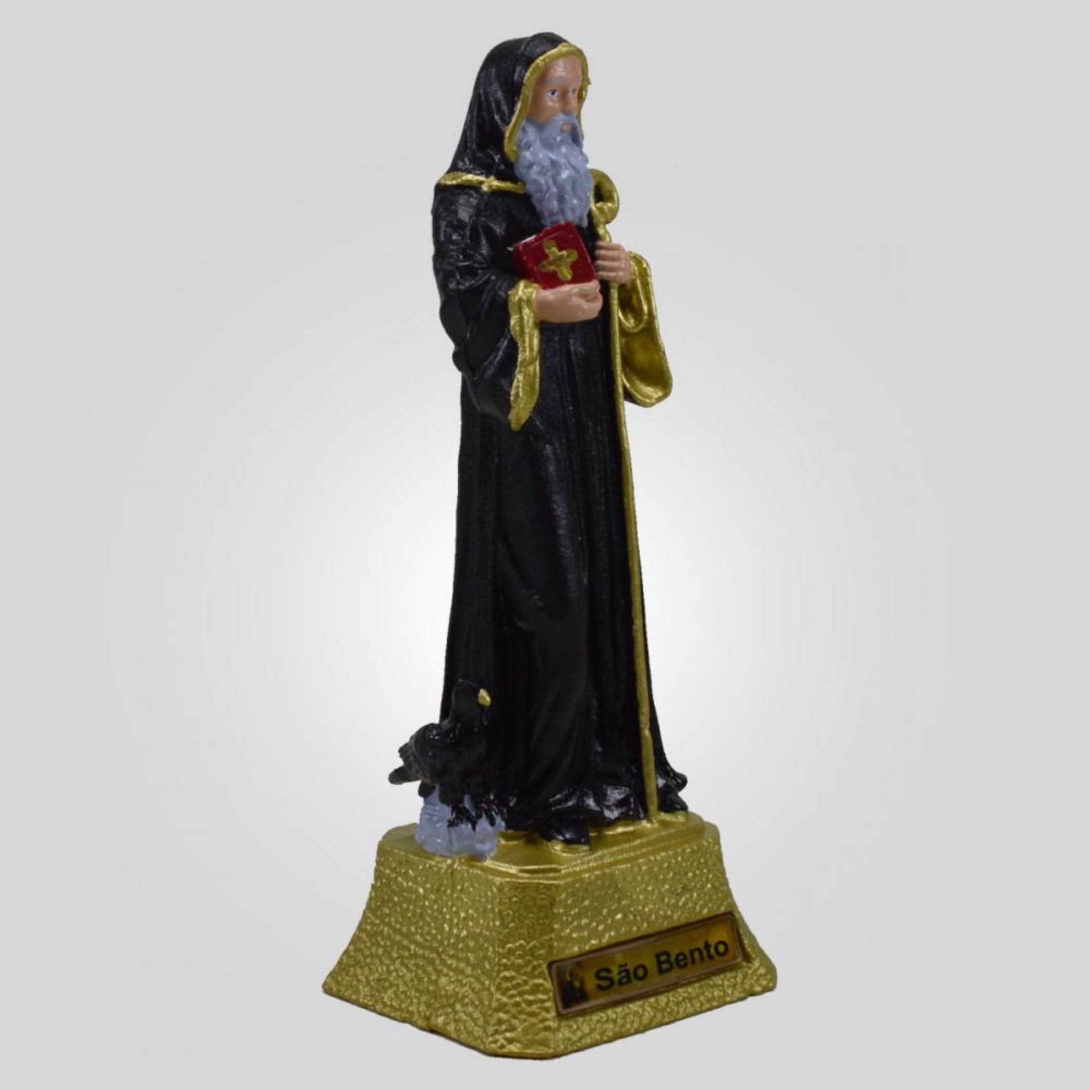 Saint Benedict Statue - 8 inch - Shatterproof Material
