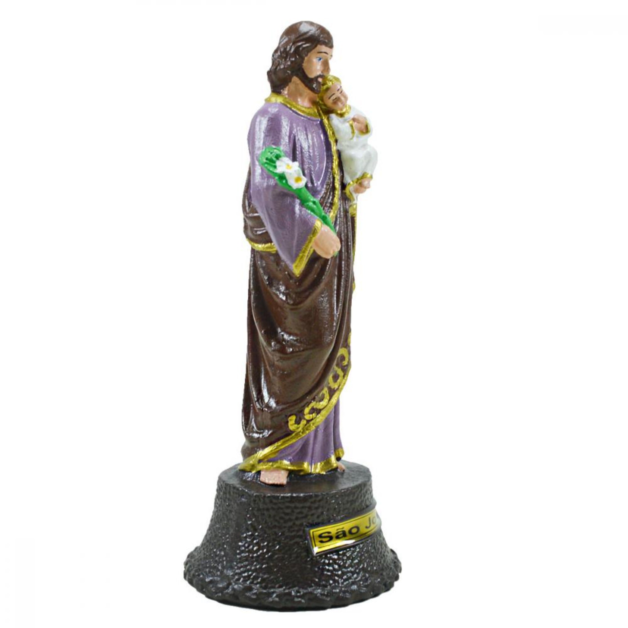 St Joseph with Child Jesus 8" Statue - Shatterproof Material